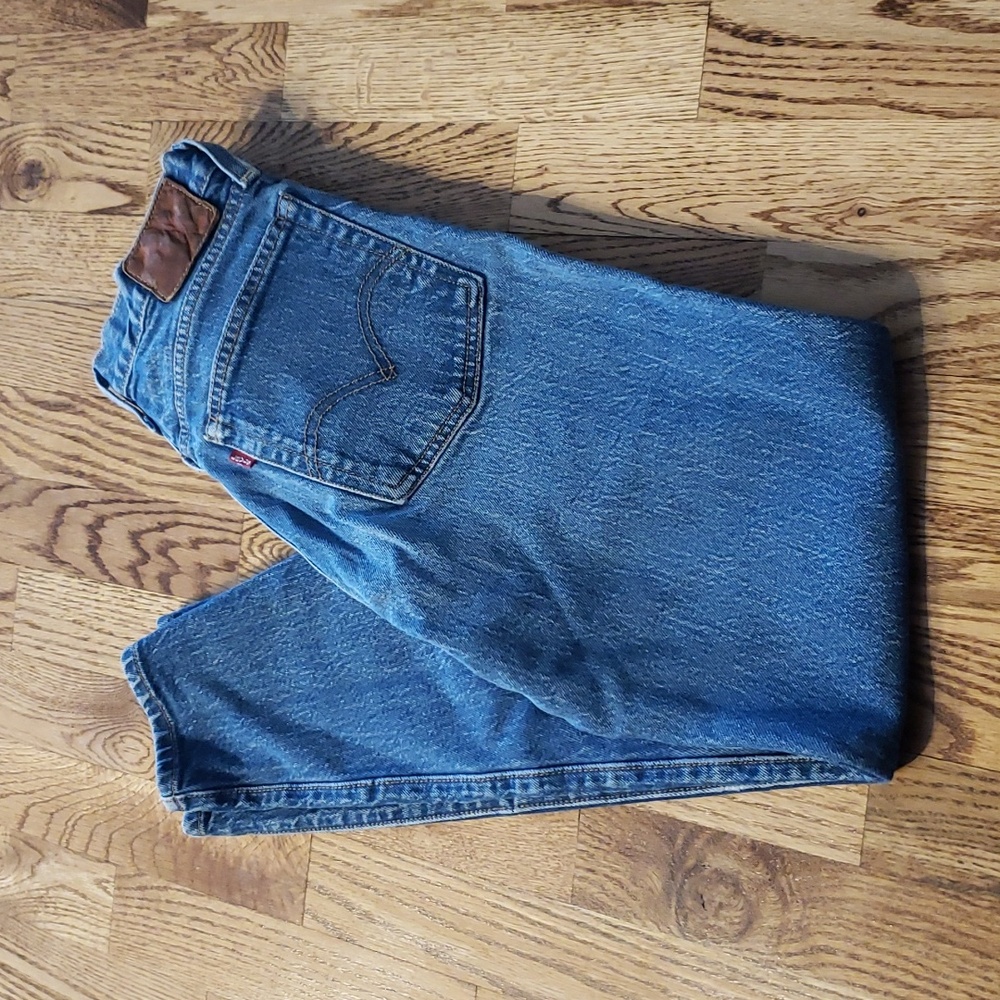 (26W) Levi's High Rise Straight Leg Ankle Jeans Denim Classic Contemporary Trend